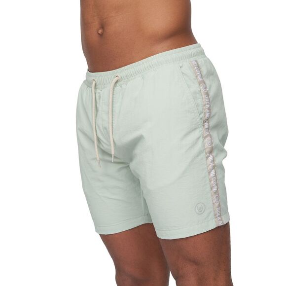 Duck and Cover Mens Gathport Swim Shorts / Sage - Picture 4 of 6